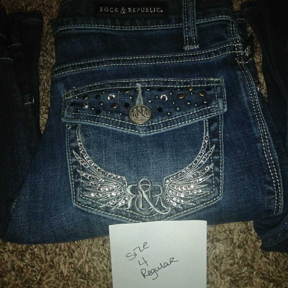 Rock republic jeans size 4